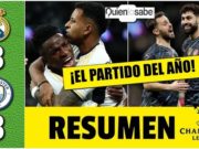 Real Madrid y Manchester City empataron 3 a 3 en los cuartos de la Champions League 2024. Empate 3 a 3 en lo que es considerado el partido del año.