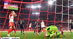 En empate a dos goles termino el partido de ida de la primera semifinal entre Madrid y el Bayer.