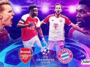 Arsenal no pudo en casa contra el Bayer de Múnich un empate 2 a 2. Arsenal y el Bayer de Múnich empataron 2 a 2.