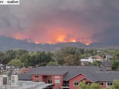 Los incendios forestales en Canadá obligaron a la evacuación de una ciudad.