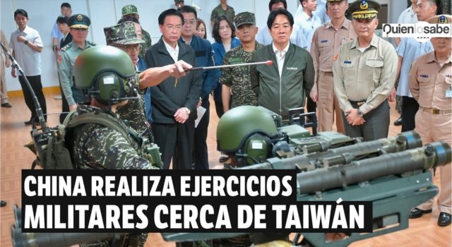 China movió 42 aviones y 31 barcos como represaría a los actos separatistas de Taiwán. China Realiza ejercicios militares cerca de la Isla de Taiwán.