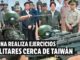China movió 42 aviones y 31 barcos como represaría a los actos separatistas de Taiwán. China Realiza ejercicios militares cerca de la Isla de Taiwán.