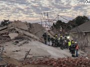 Desplome de edificio en Sudáfrica deja por lo menos 7 muertos y mas de 40 heridos.