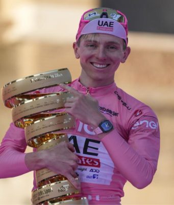 Tadej Pogacar campeón del Giro de Italia 2024.