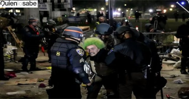 Policía desmantela protestas Propalestinas en la Universidad de California.