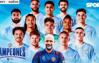 Manchester City se corono Campeón de la Premier League.