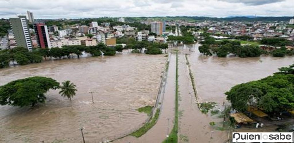 Devastadoras inundaciones en Brasil causan muerte, desplazamiento y desaparecidos.