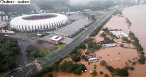 Crudas Imágenes de las inundaciones en Brasil.