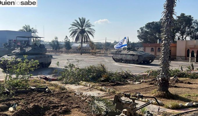Ejercito de Israel se toma puesto fronterizo palestino.